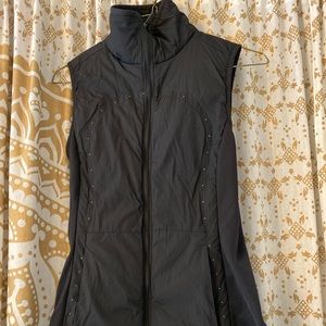 Lululemon Black Zip-Up Turtleneck Vest